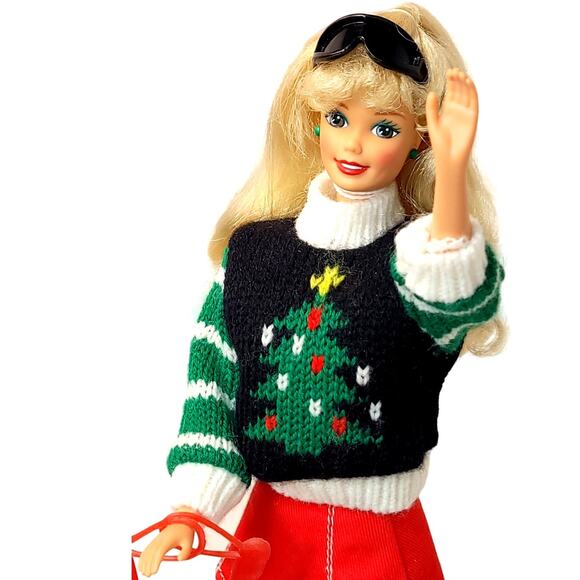 1996 Holiday Season Barbie Special Edition With Red Boots - Picture 3 of 8